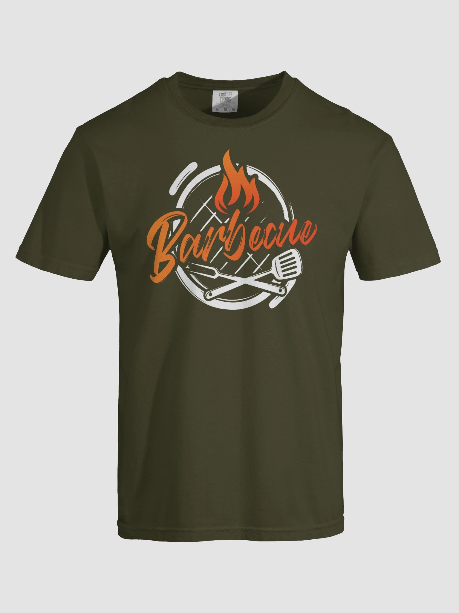 Flaming Barbecue Script Tee product image (37)