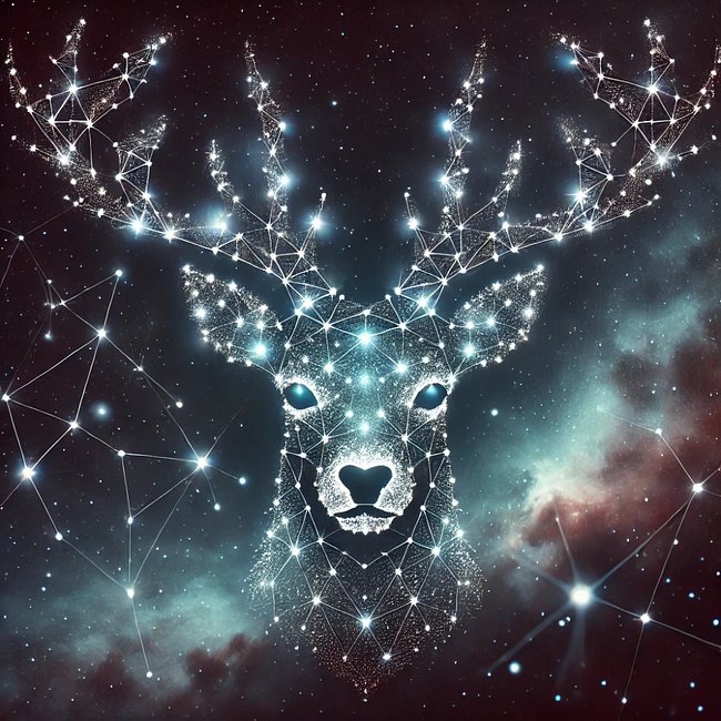 Starlit Reindeer - Winter 2024