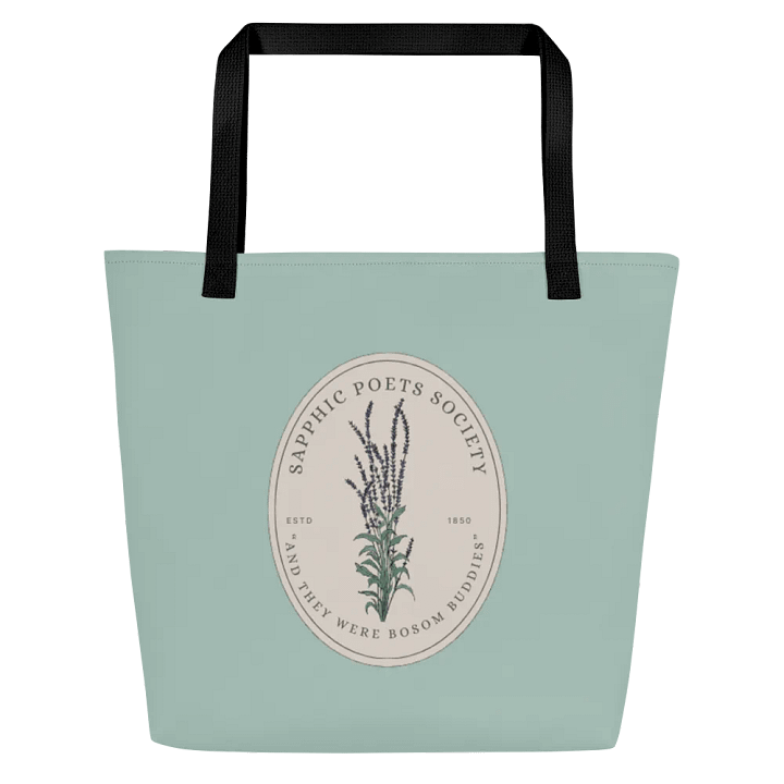 Sapphic Poets Society Lavender Emblem Tote Bag product image (1)