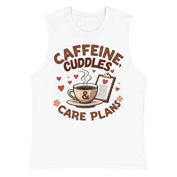 Caffeine Love Muscle Tank product image (2)