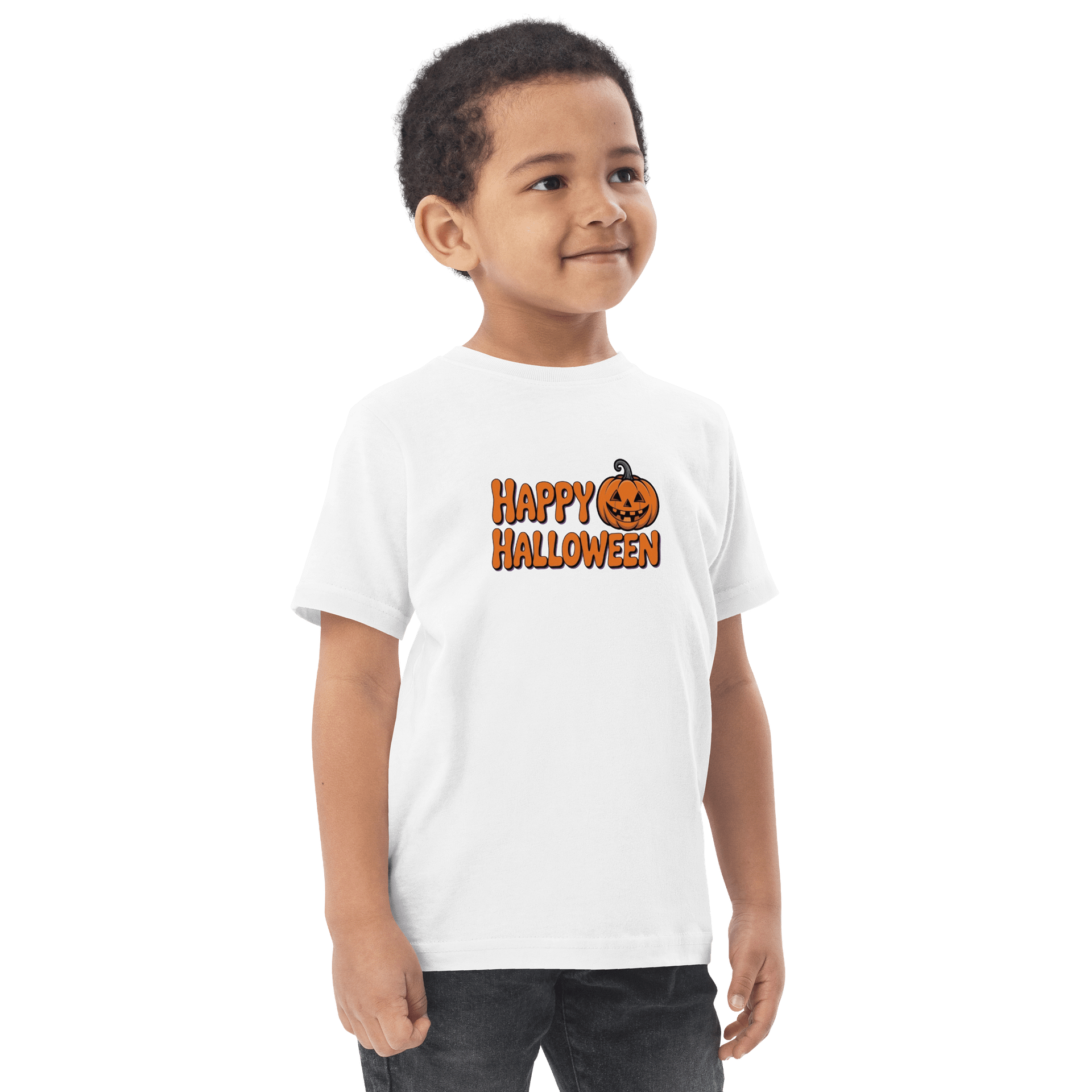 Happy Halloween Toddler Jersey Tee product image (2)