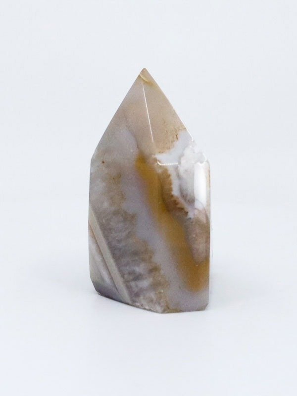 Natural Agate Geode Point with Druzy and Cut Base product image (2)