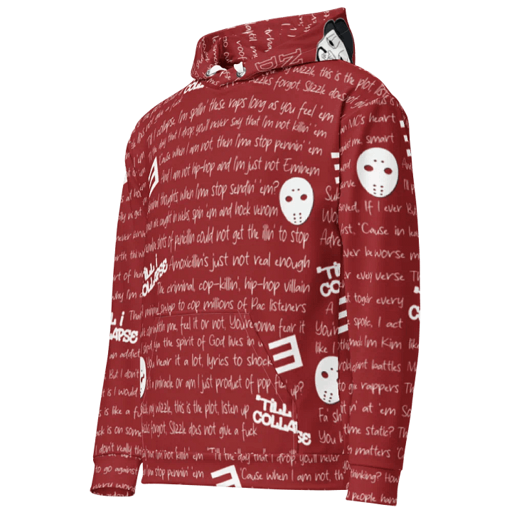 'Till I Collapse - Eminem - RED - Unisex Hoodie product image (1)
