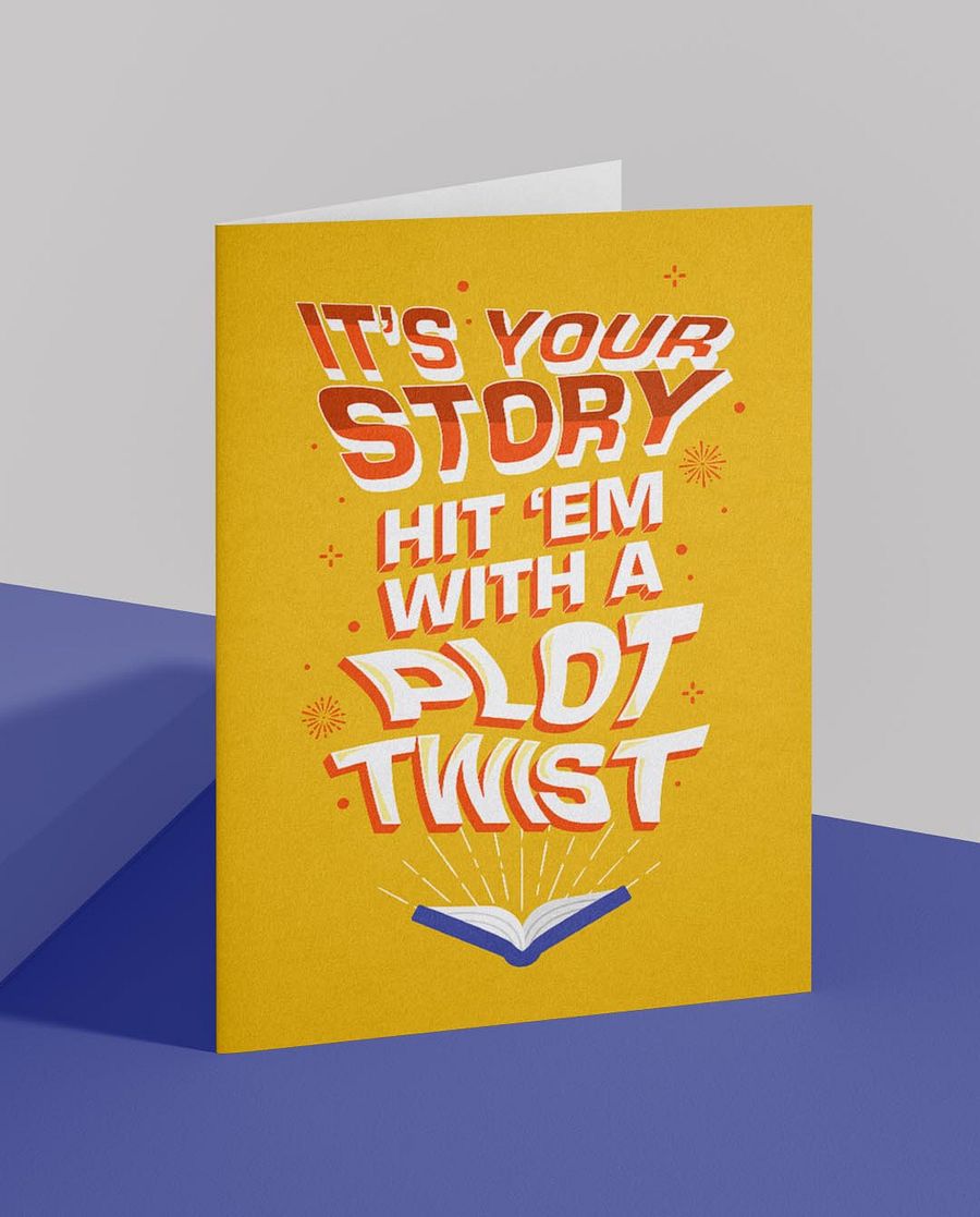 Plot Twist Quote Affirmation Printable Wall Art Decor - Instant Download product image (3)