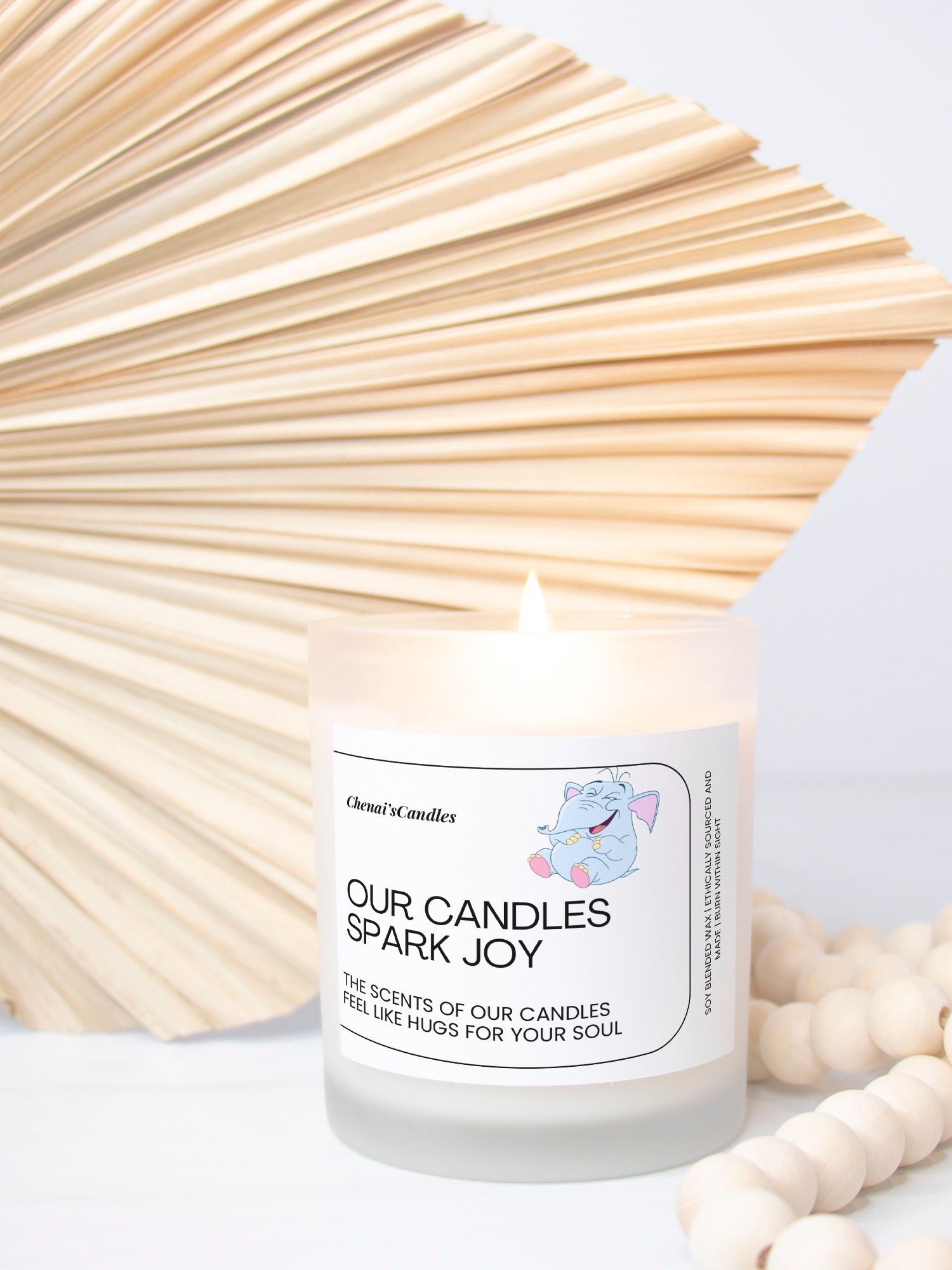 Joy Frosted Candle product image (3)