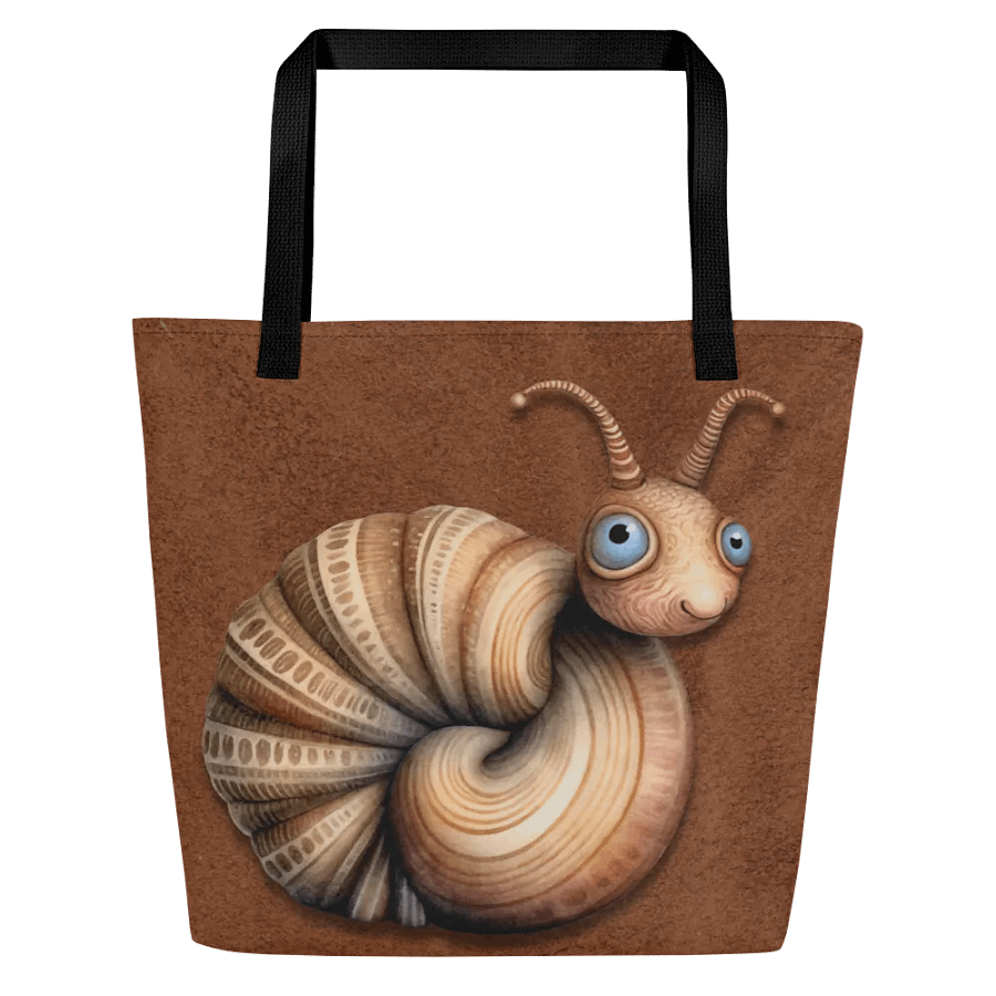 Spooky Frog & Snail Tote Bag. product image (2)
