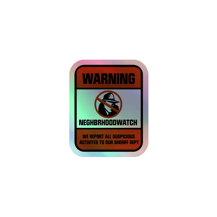 Neghbrhoodwatch Sticker product image (1)