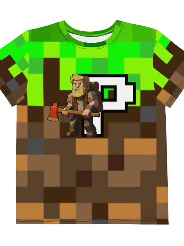 Patient PixelZ P Logo Youth T-Shirt (PixelZ My Craft) product image (5)