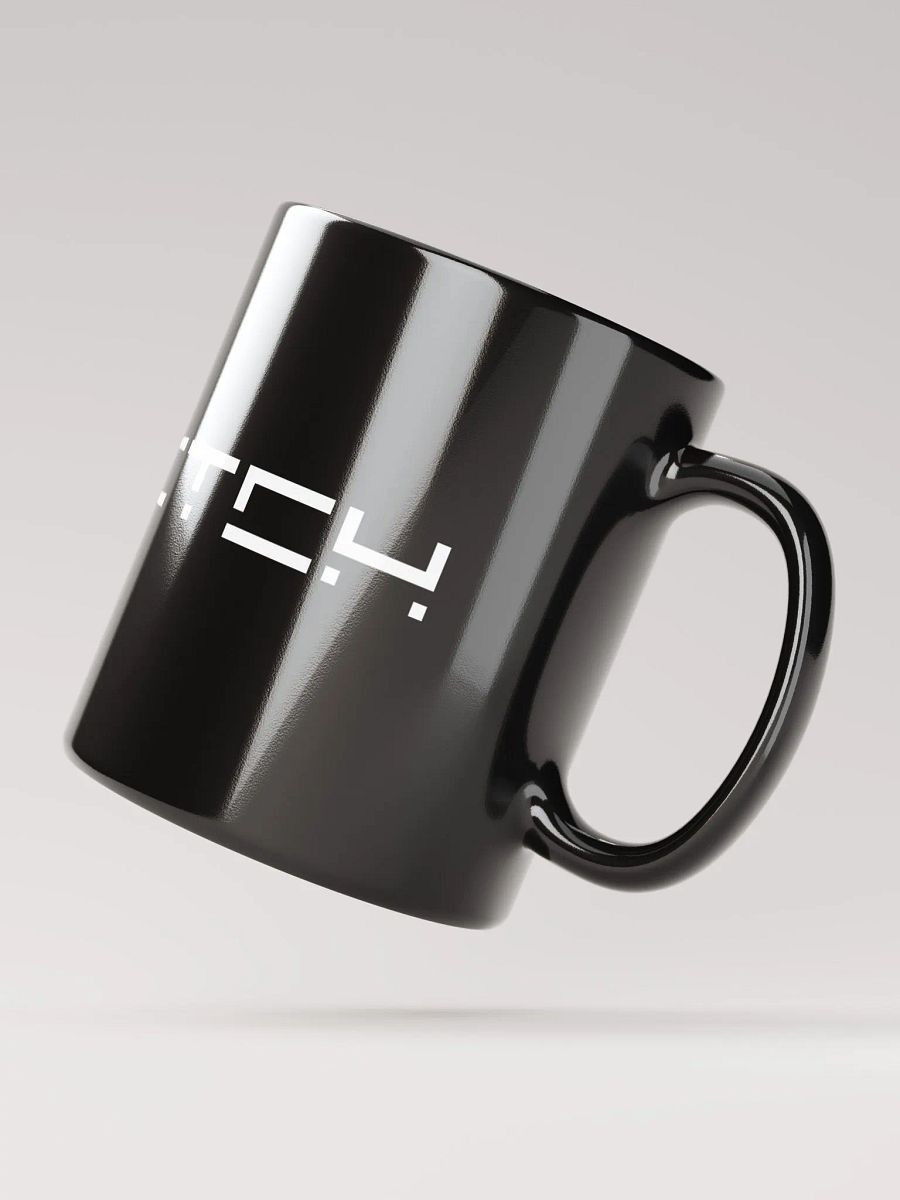 Pix Stitch Black Glossy Mug product image (6)