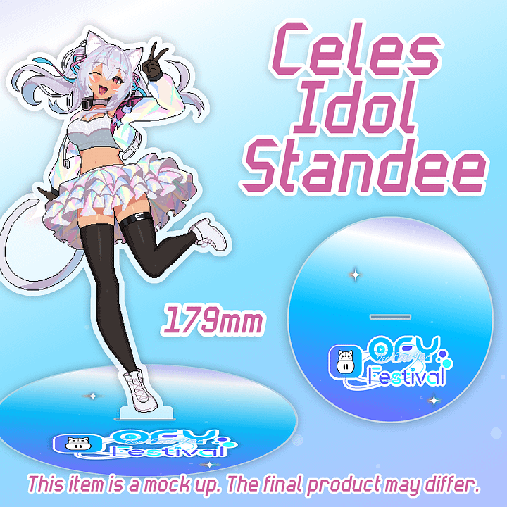 Celes Festival Idol Standee [PREORDER] product image (1)