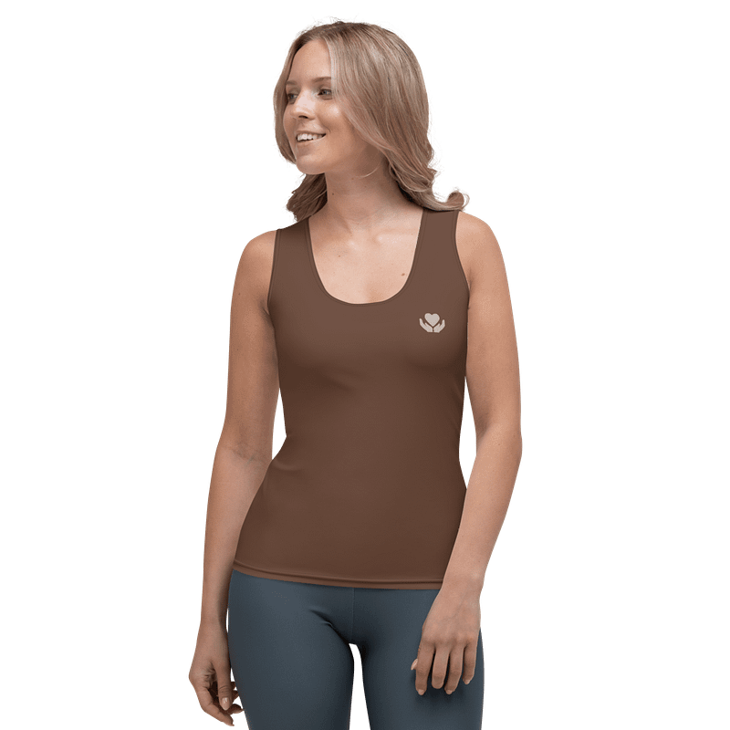 Aesthetic Brown Women's Tank Top