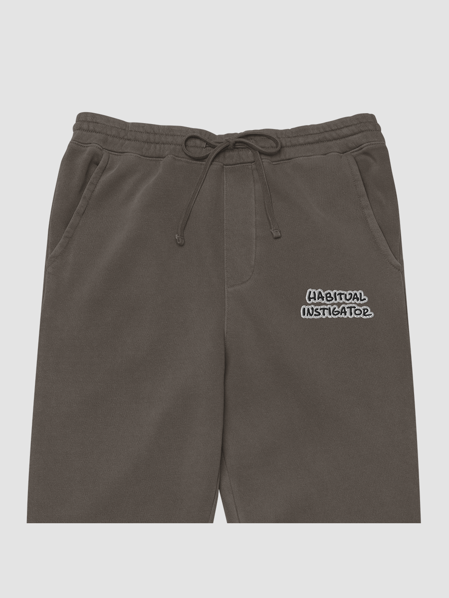 Habitual Instigator embroidered pigment sweatpants (bubble design) product image (1)