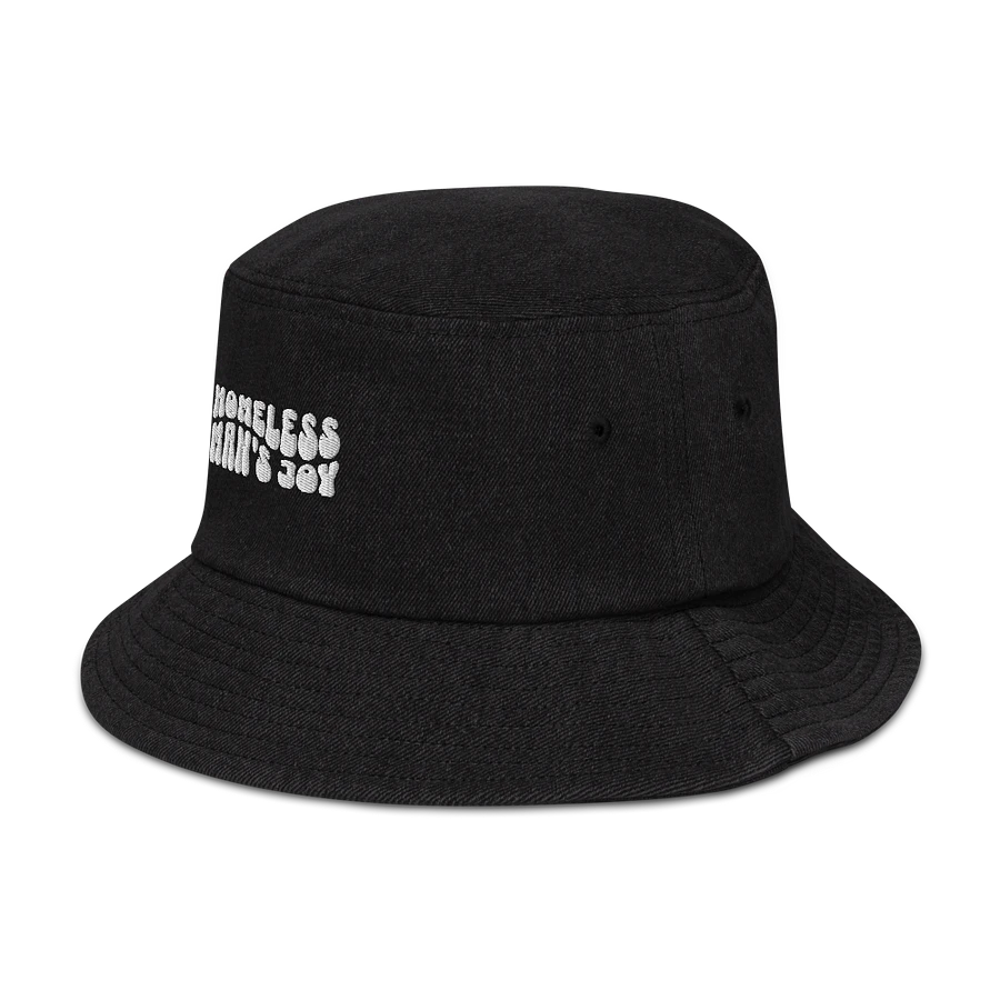 Homeless Man's Joy ( White Denim Bucket Hat) product image (7)