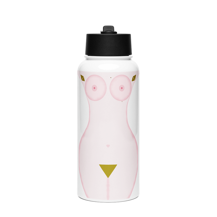 Abstracteros Glossy Steel Oasis Water Bottle product image (1)