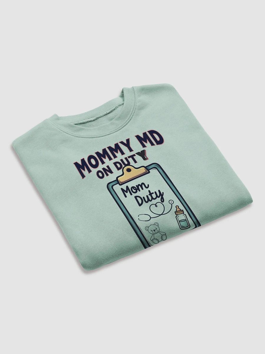 Mommy MD On Duty Fleece Crop Sweatshirt product image (14)