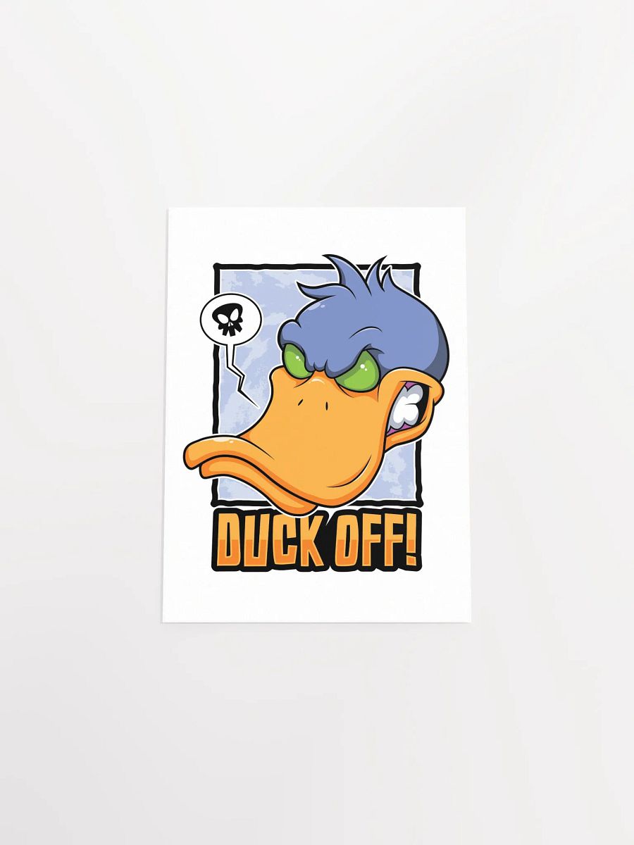 Duck Off Poster – Funny Retro Cartoon Wall Art product image (35)