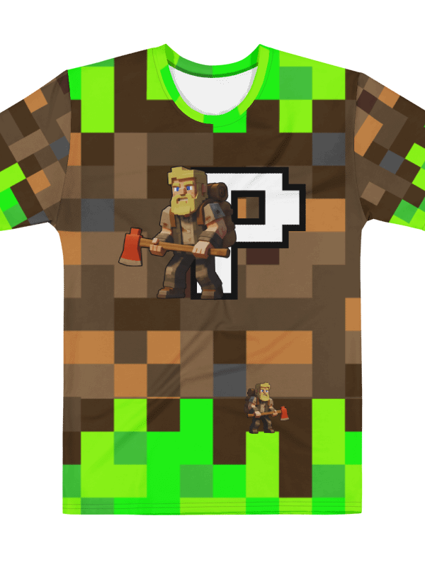 Patient PixelZ P Logo Adult T-Shirt (PixelZ My Craft) product image (5)