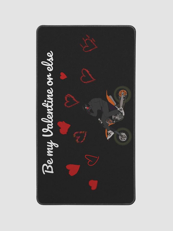 Be my Valentine or else Mousepad w/ Hearts, and Logo M product image (1)