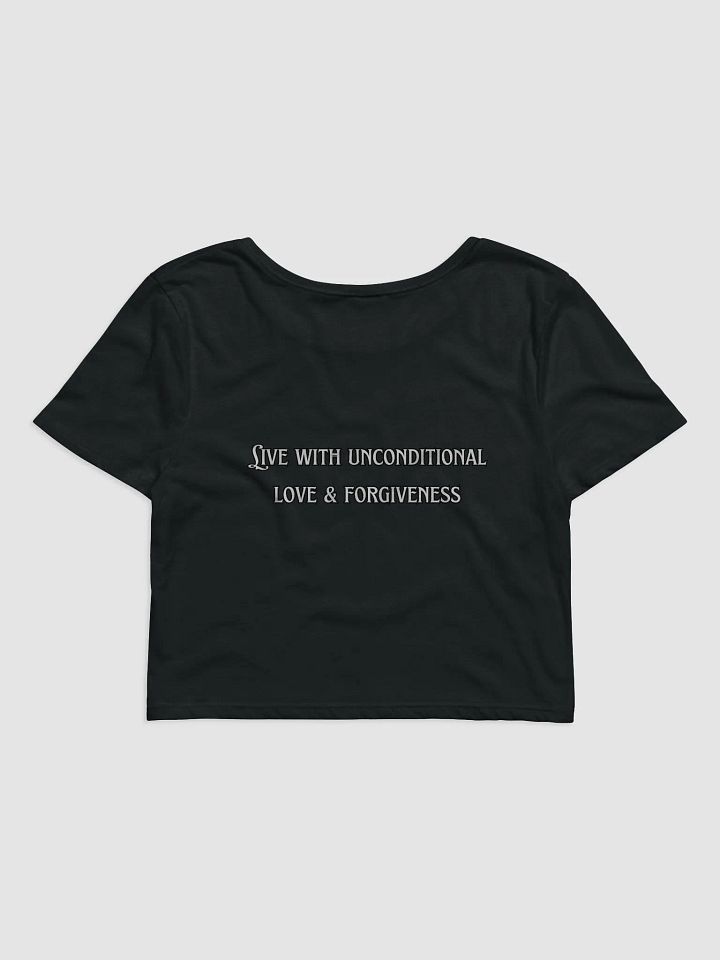 Celestial Crescent Moon Crop Tee product image (2)
