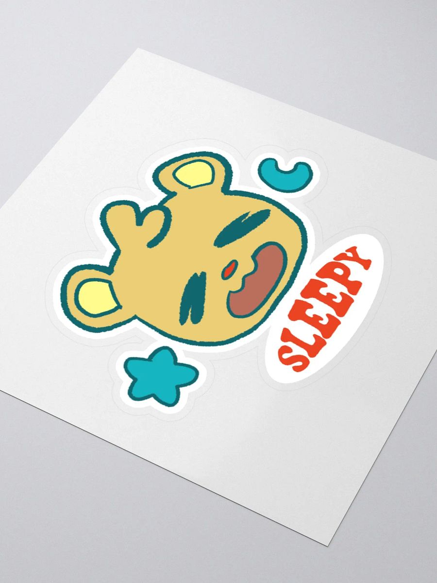 Sleepy Bearic Sticker product image (3)
