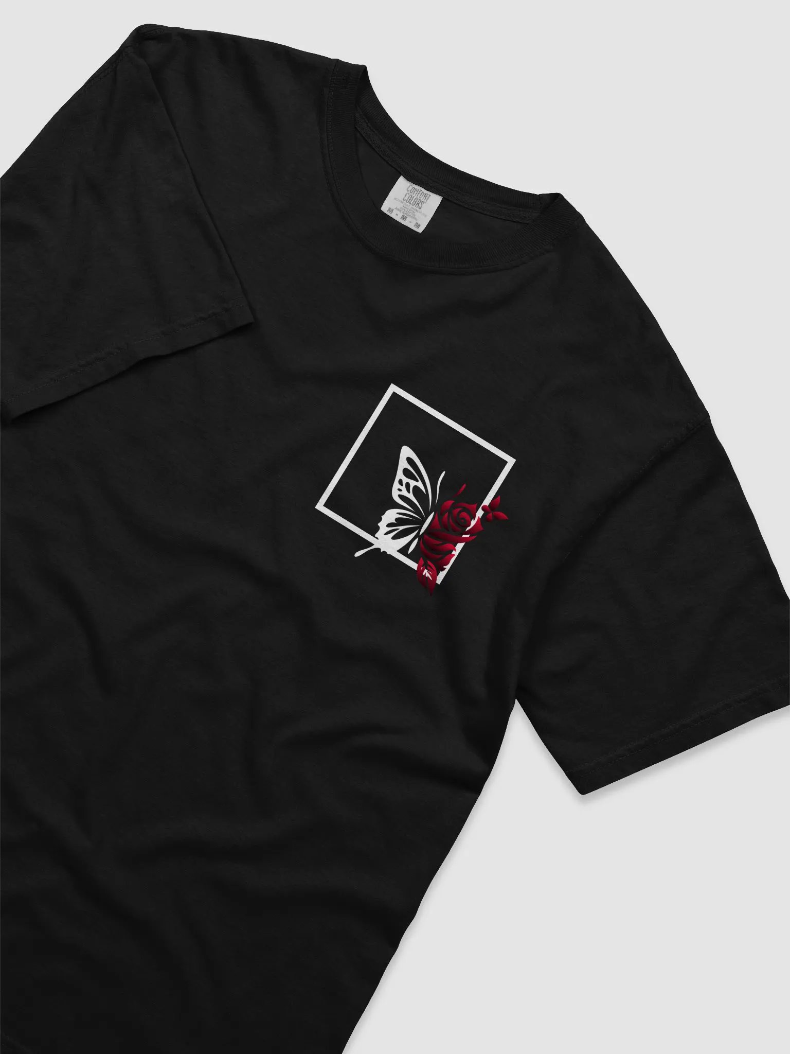 MarryofMilitary Heavyweight T-Shirt Black/White/Red! product image (3)