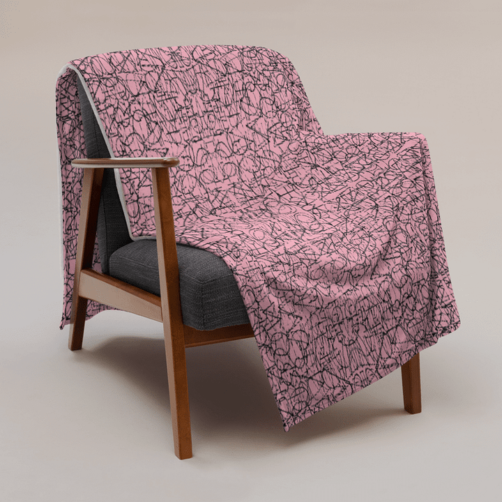 No Rockin' Angel Throw (Pink) product image (1)