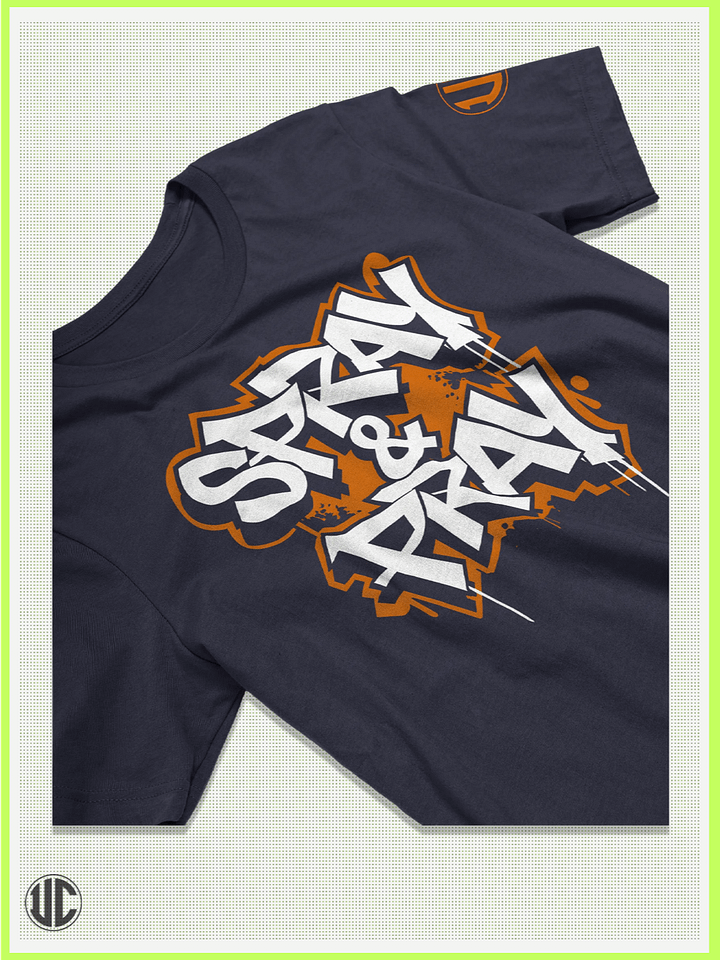 Spray & Pray – Urban Graffiti Lettering Tee product image (2)