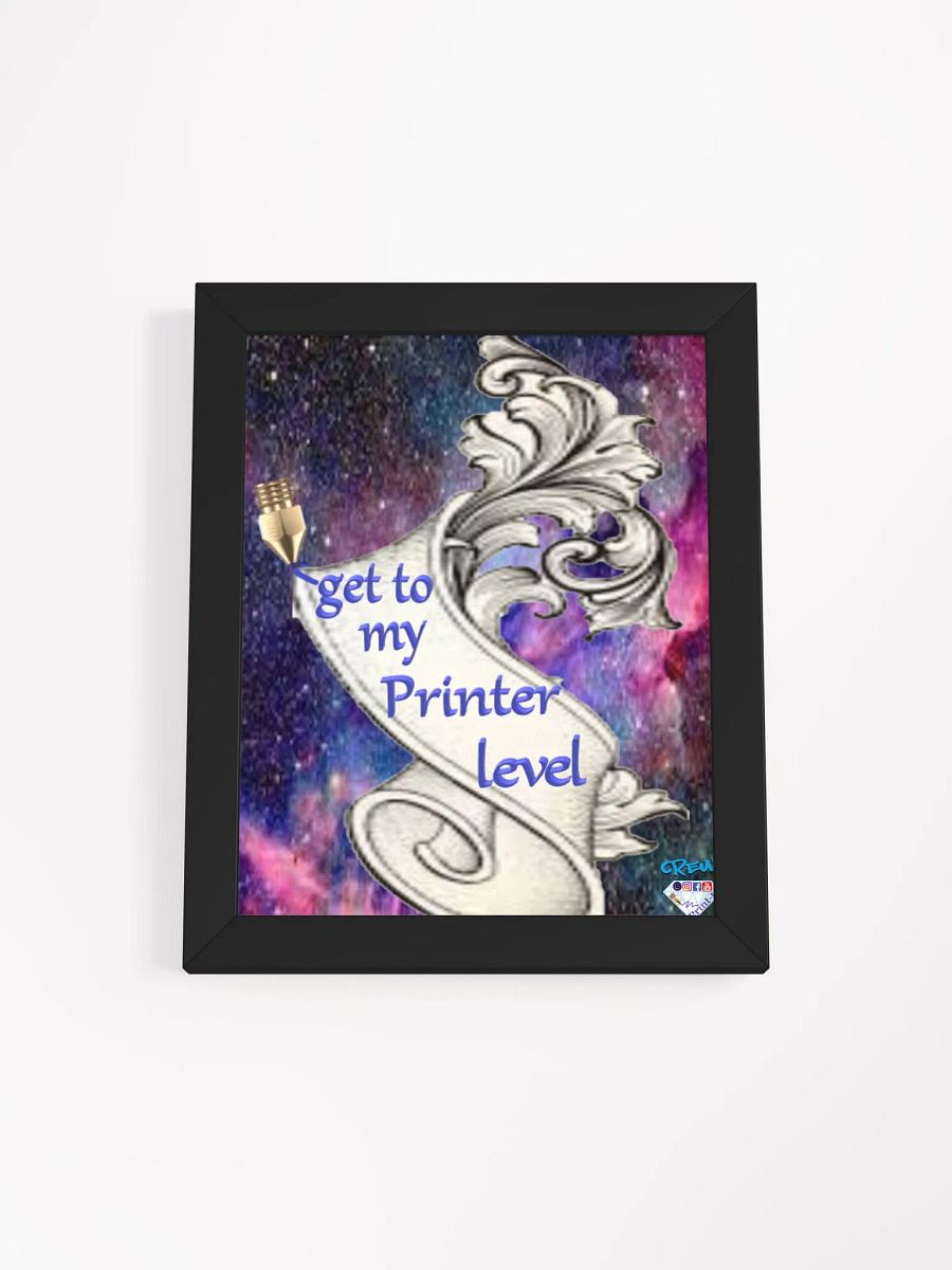 Gerahmtes hochwertiges mattes Poster, get to my Printer level product image (11)