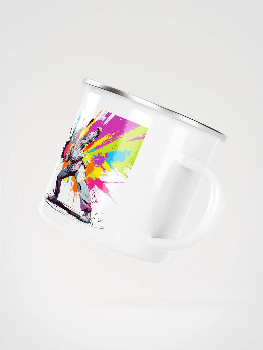 Enamel Mug ( D_0144_Color Kick Taekwondo Boy of the Streets ) product image (3)