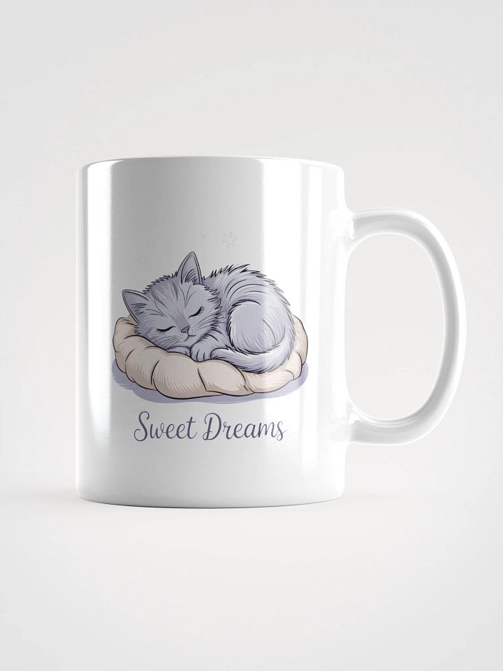 Sweet Dreams Kitten Mug | Cute Sleeping Cat Mug product image (1)