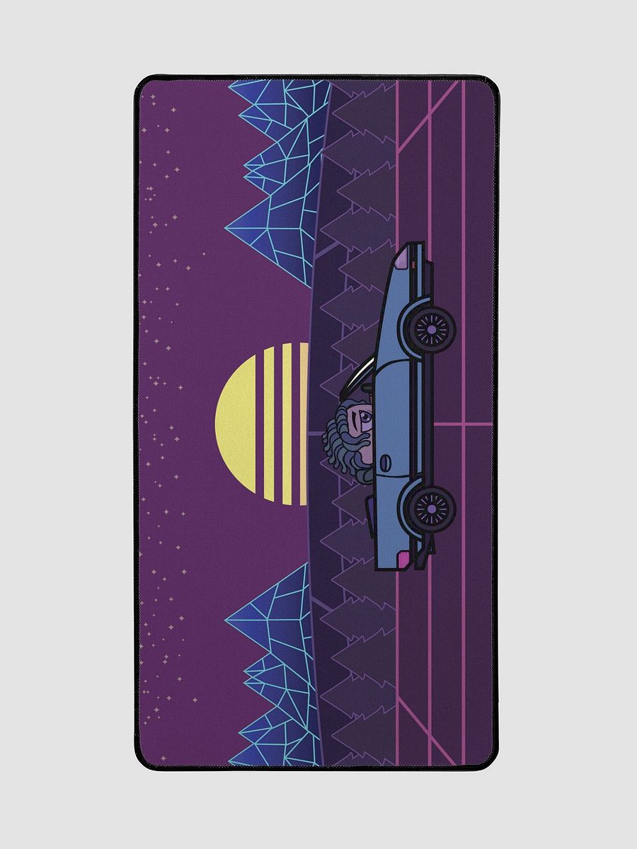 Synth ride deskmat 15.5" x 31.5" product image (2)