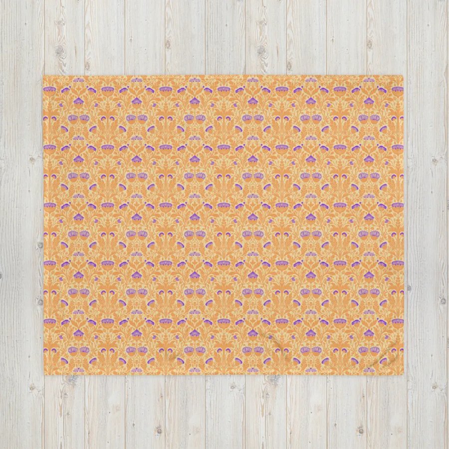 Mystic Floral Harmony Throw Blanket product image (16)