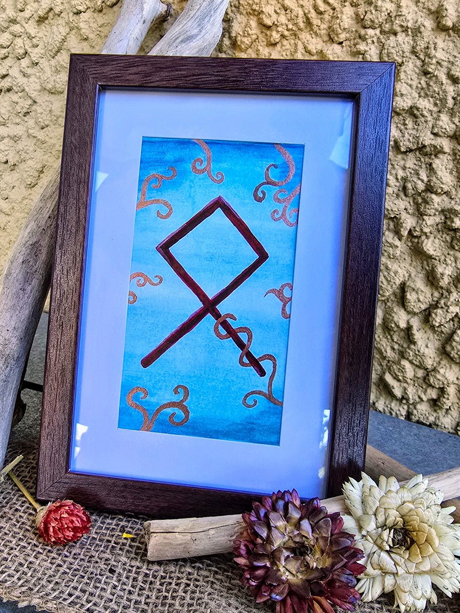 Hand-Painted Othala Rune product image (1)