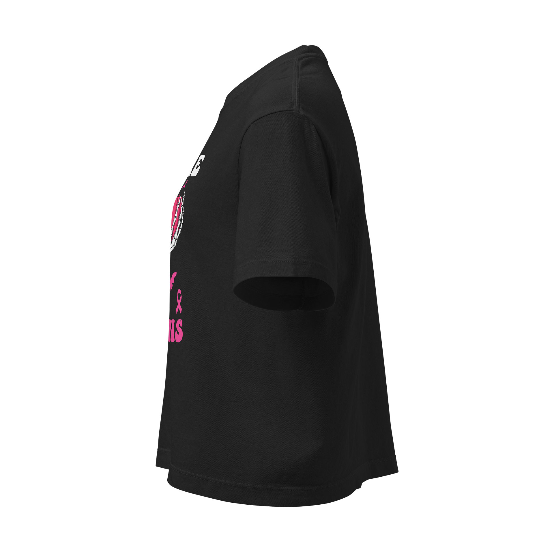 Save The Pumpkins - Breast Cancer Awareness Halloween Heavyweight Boxy T-Shirt product image (3)