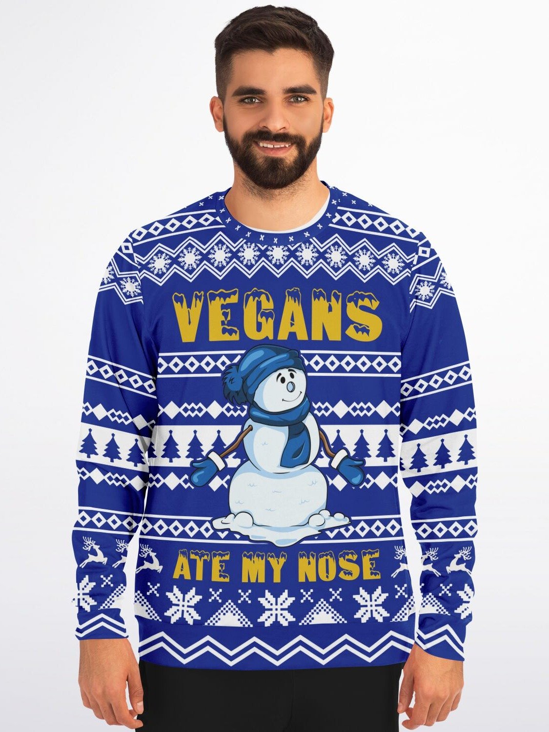 Funny Vegan Christmas Sweatshirt - 