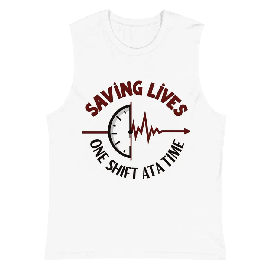 EKG Timekeeper Muscle Tank product image (2)