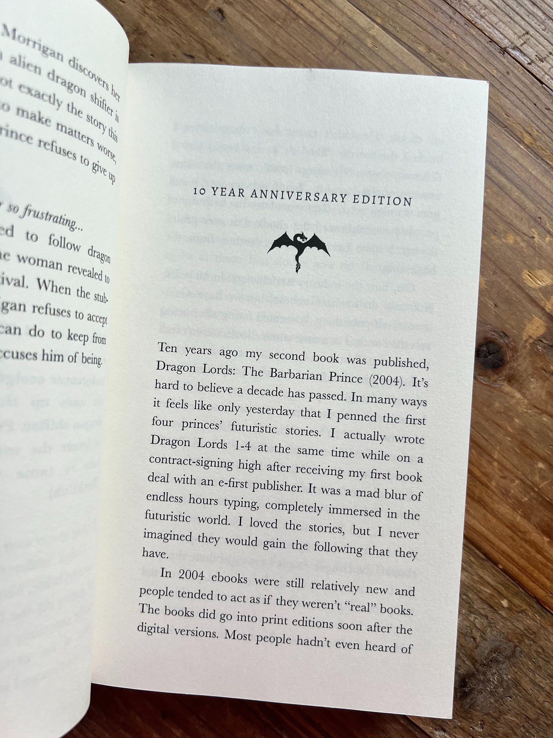 SIGNED: Barbarian Prince (Dragon Lords #1) Paperback product image (3)