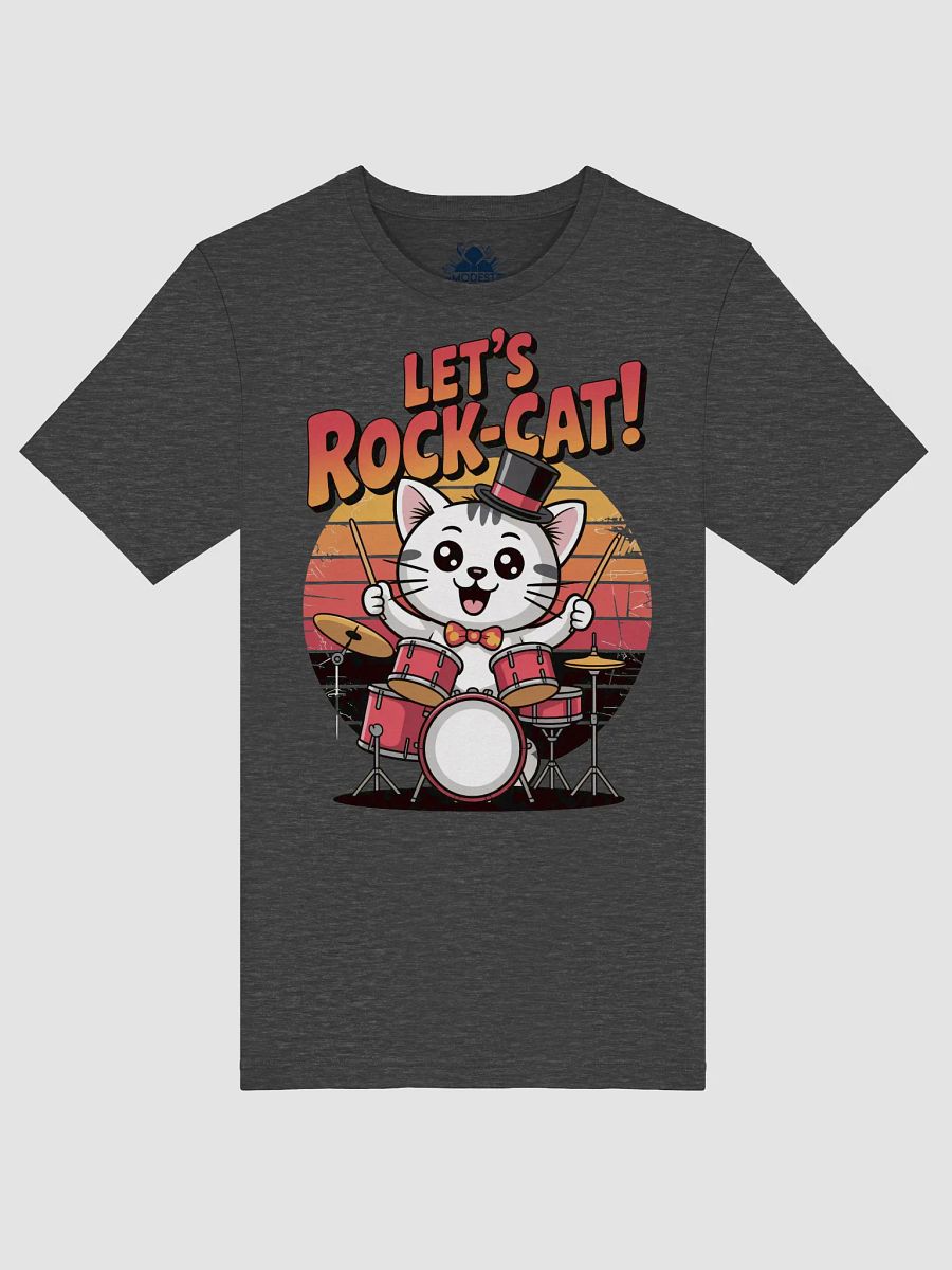 Rock-Cat Drummer T-Shirt product image (25)