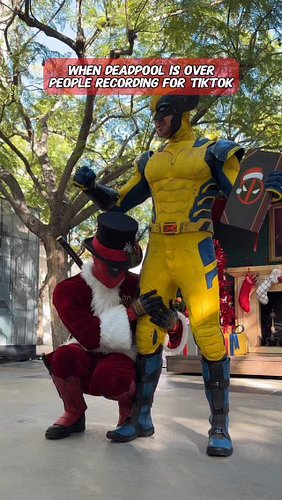 Disneyland’s Story Time With Deadpool is a fun time, no matter how many people are recording 🫠

#disneyland #disneyparks #dea...