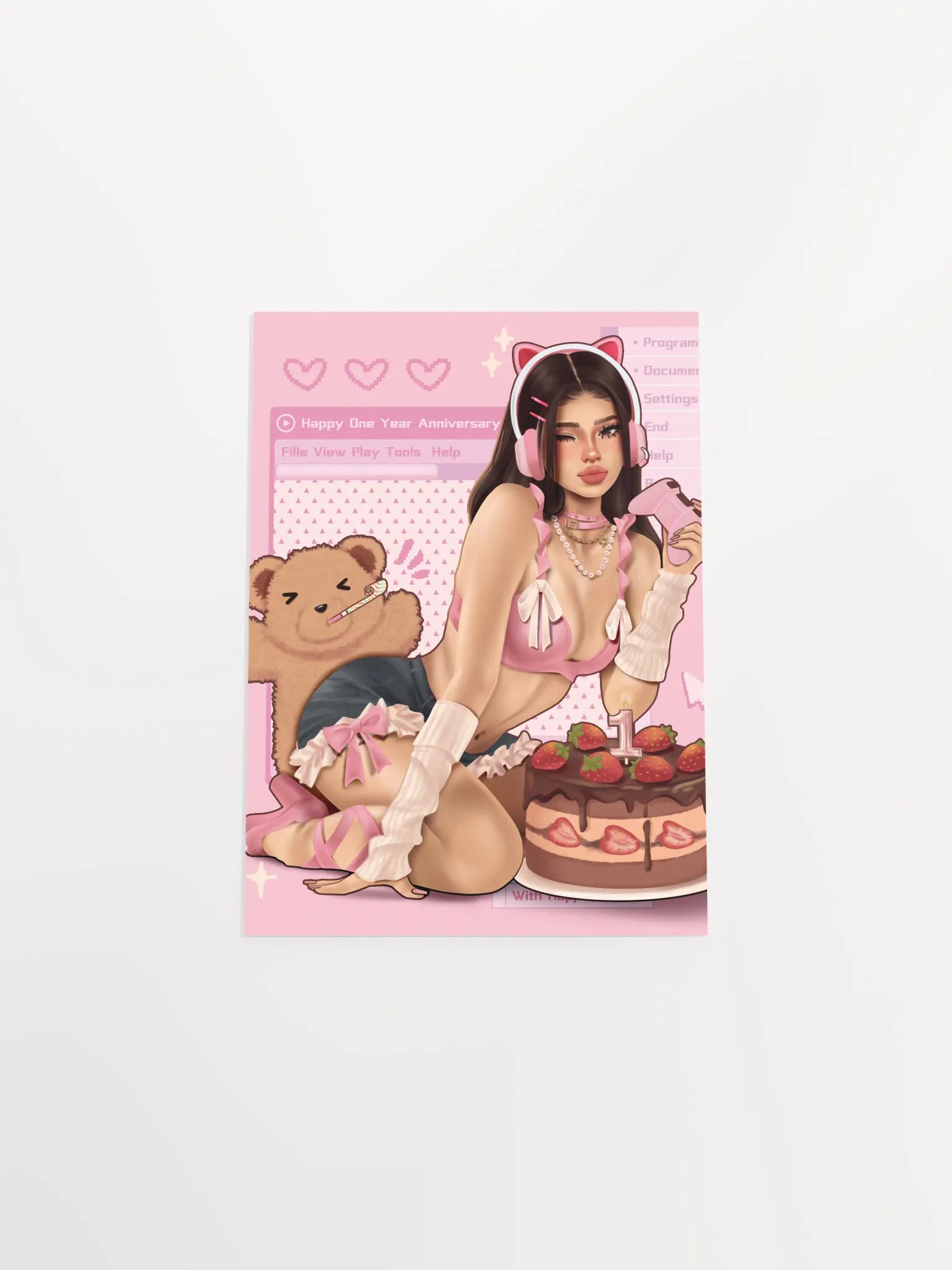 One year anniversary Poster <3 product image (4)