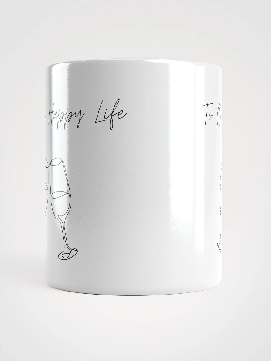 Our Happy Life White Glossy Mug product image (3)