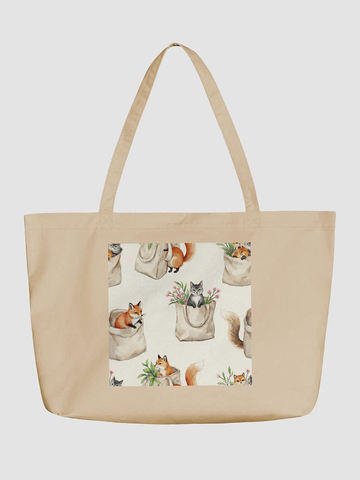 Pixxotia Whimsical Wildlife Eco Tote product image (1)