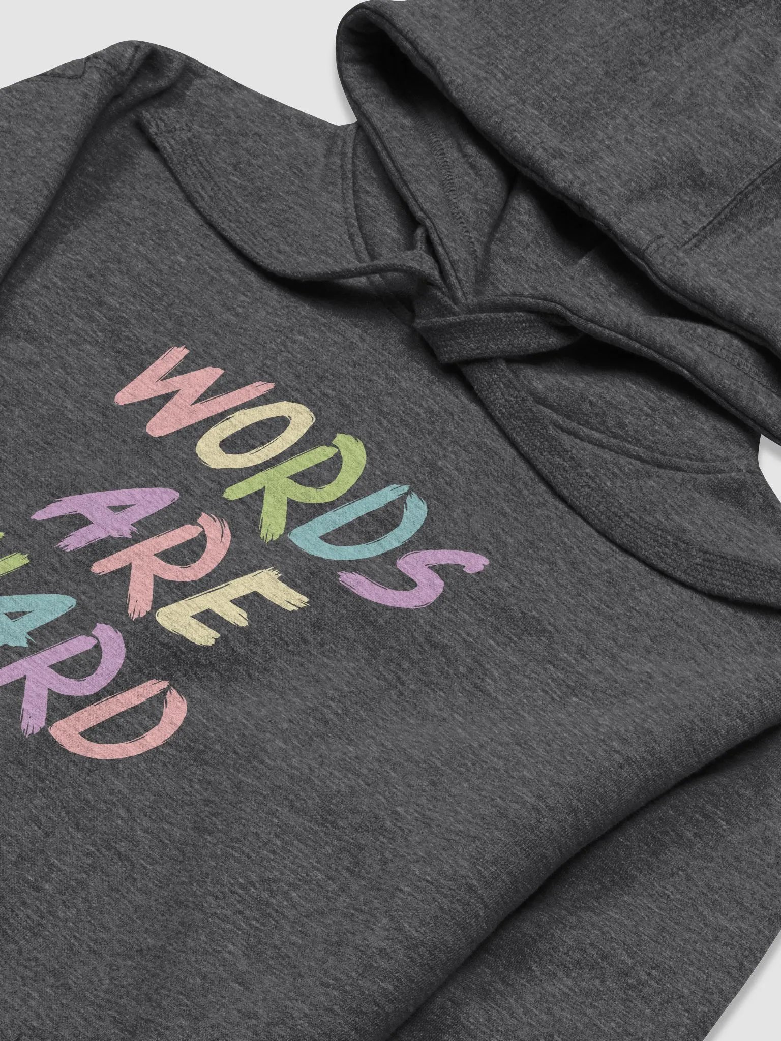 Words Are Hard Chalk Hoodie product image (4)
