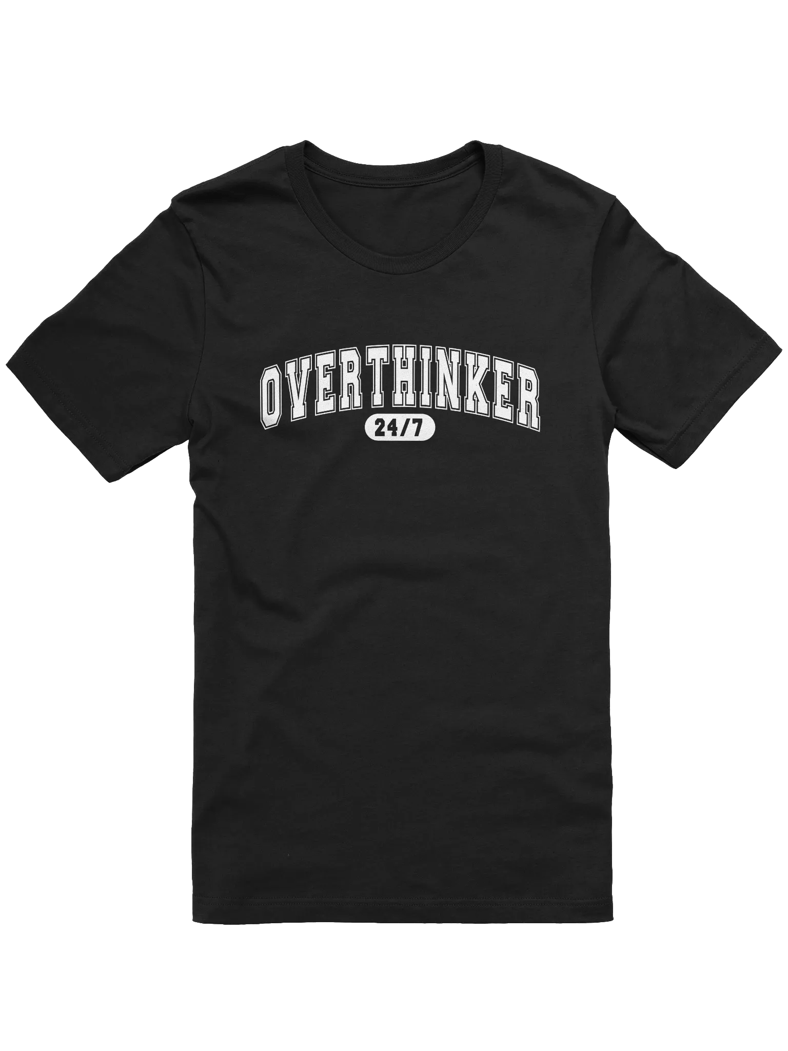 Overthinker 24/7 Varsity Tee product image (1)