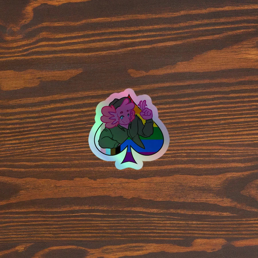 Pride in Spades | Kiss-Cut Holo Sticker product image (3)