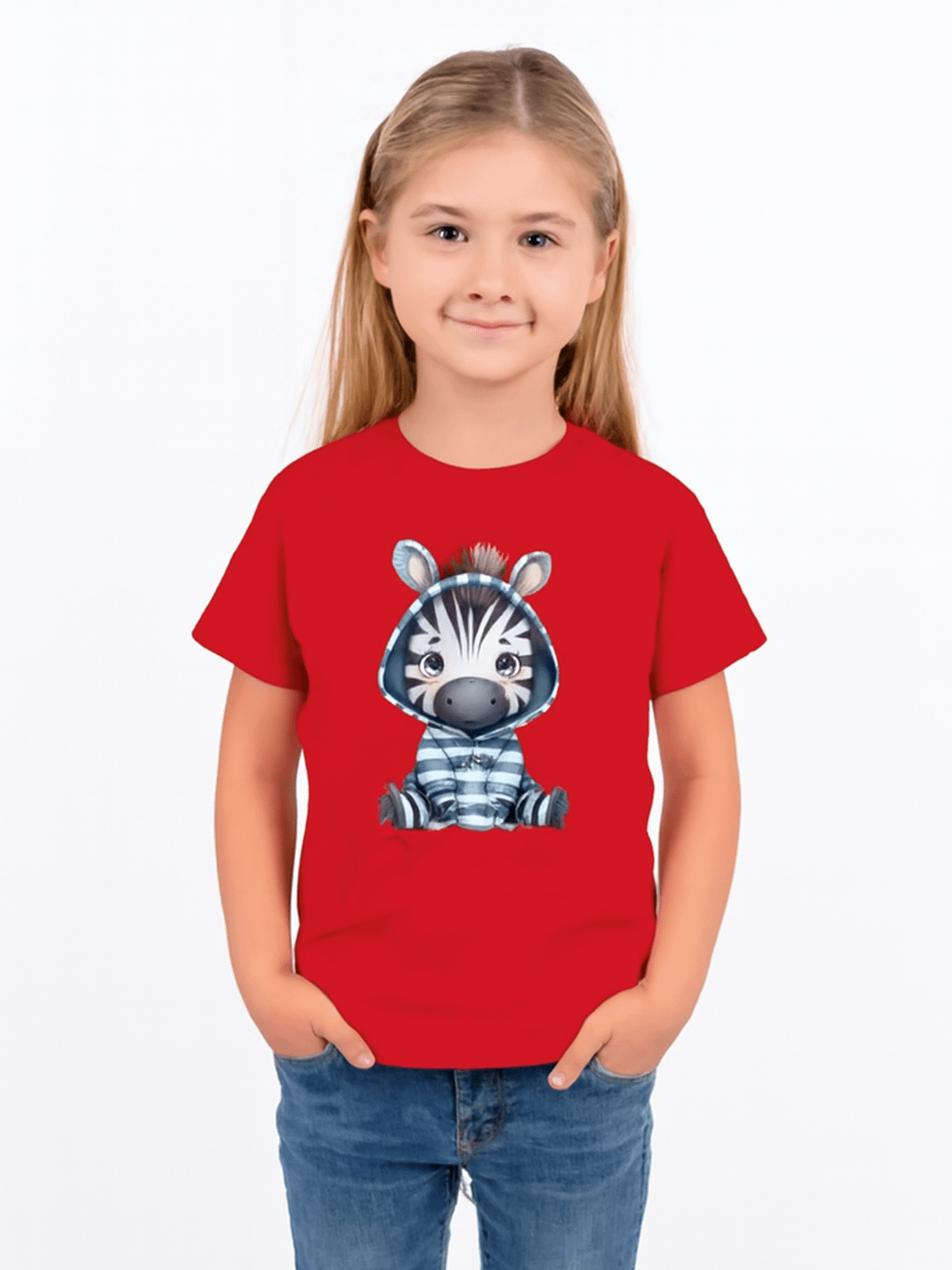 Striped Zebra Youth T-Shirt product image (1)