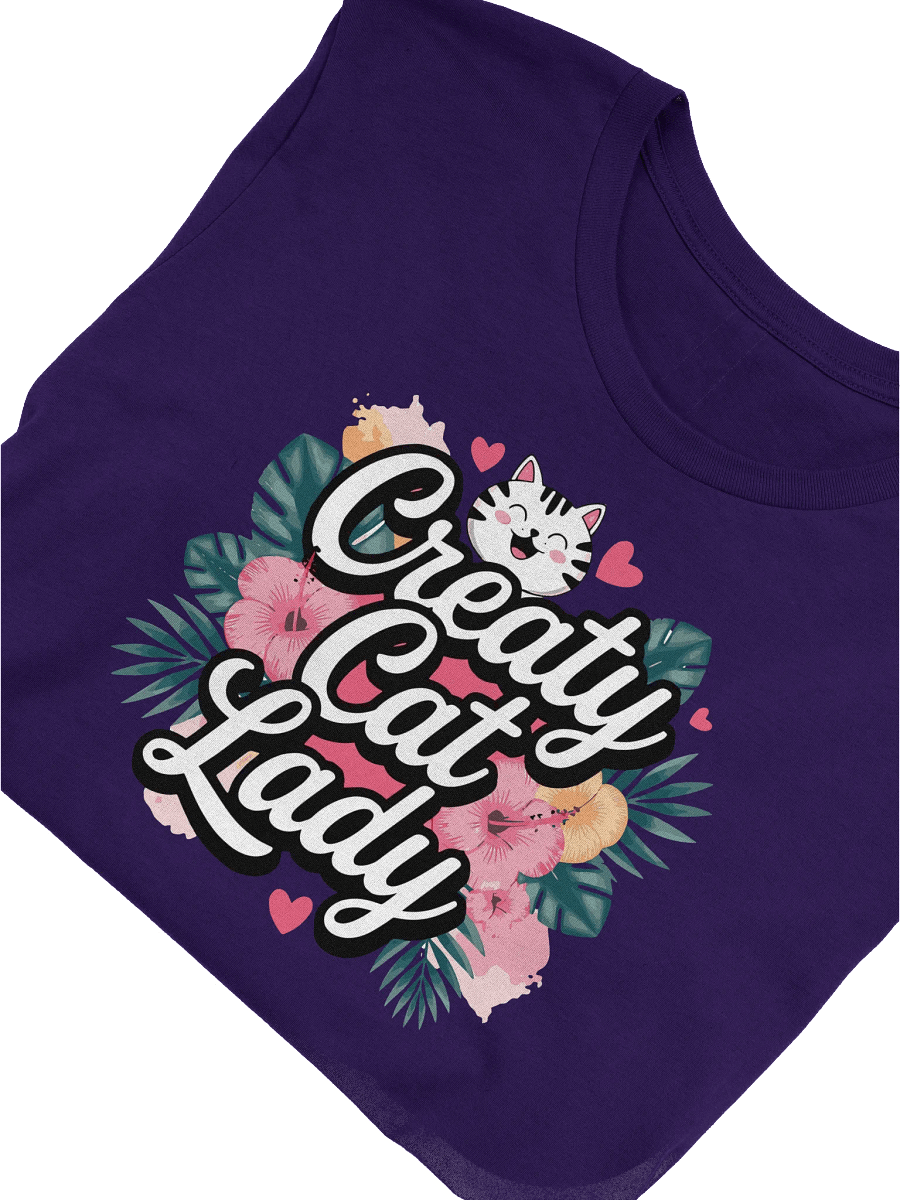 Creaty Cat Lady Tee product image (4)