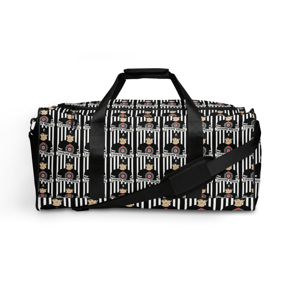 Grobari Čikago KK Partizan All-Over Print Duffle Bag product image (3)