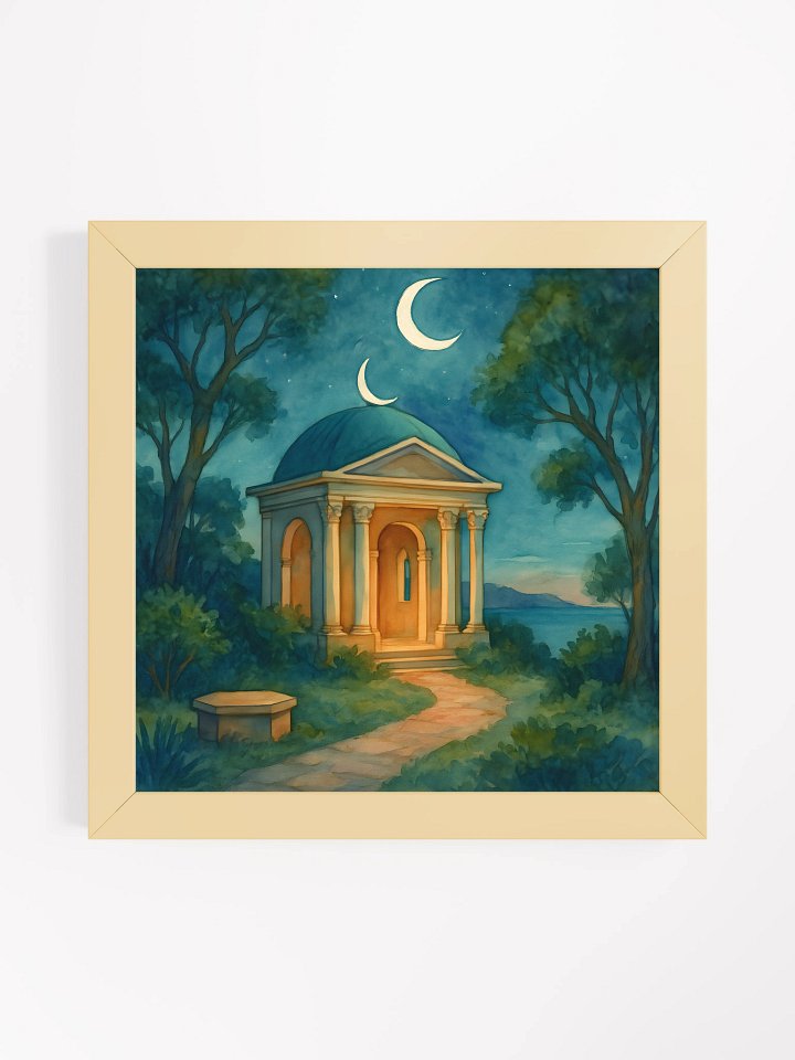 ✧ Moon Dial Sanctuary Framed Poster ✧ product image (2)