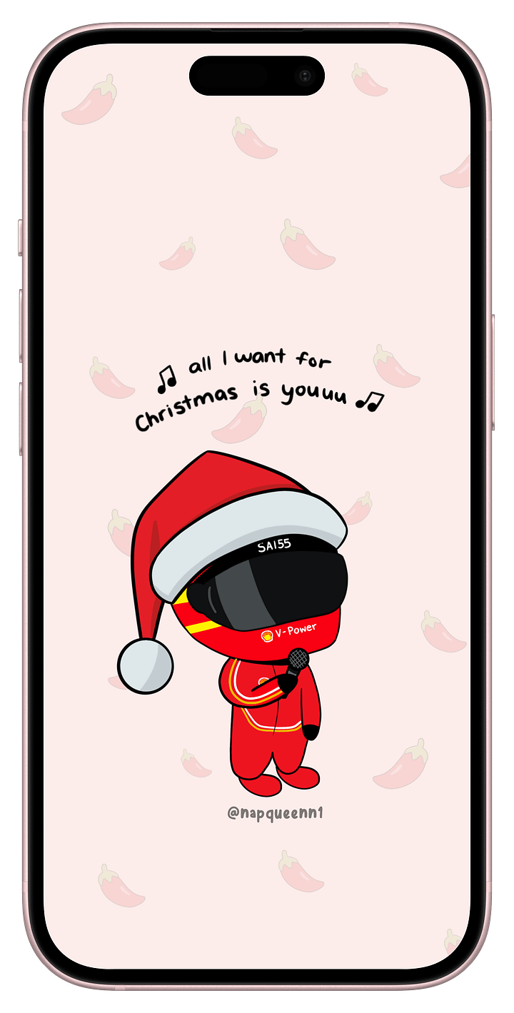 Singing Holiday Carlos - Phone Wallpaper product image (1)